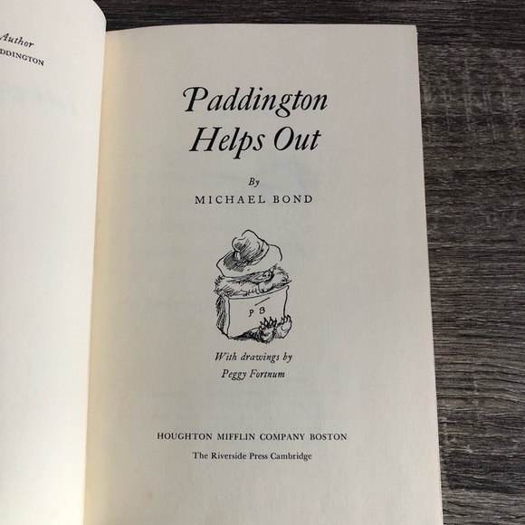 1960 Paddington Helps Out Hardcover Book - Picture 4 of 9